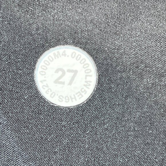 Lululemon Cotton-Blend Twill Trouser 7/8 Length Black 27 - Picture 4 of 15